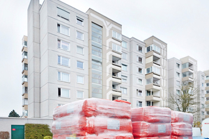  Die Installationsschächte dieser Mehrfamilienhäuser in Laatzen wurden auf die Feuerwiderstandsklasse I 90 ertüchtigt Fotos: Rockwool 