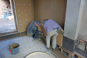  Umnutzung Stall zu Wohnhaus Halle (Westfalen) mit Lehmputz und Holzfaserdämmplatten 