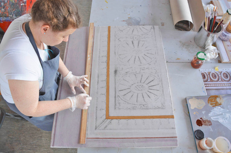 Frescomalerei Auf Frischem Kalkputz Bauhandwerk