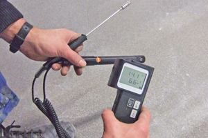  Elektronisches Messgerät für Lufttemperatur, relative Luftfeuchte und Oberflächentemperatur 