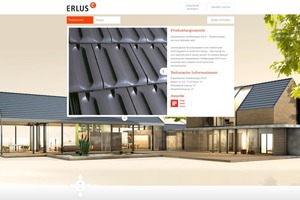  Wie die Auswahl des Dachziegels das Aussehen des gesamten Hauses beeinflusst, zeigt die Dach-Themenwelt im neuen Erlus-Magazin unter www.erlus.com/Magazin. Dort können Dächer mit einem einzigen Mausklick virtuell eingedeckt werden. Zu jedem Dachziegel gibt es zudem umfassende ZusatzinformationenFoto: Erlus 