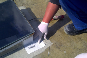  Vorgefertigte Vliesecken erleichtern die Applikation von Triflex ProDetail in den Übergängen 