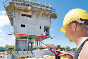  Zur Aufmaßsystem-Grundausstattung gehören ein Stativ sowie ein motorisch oder manuell gesteuertes Laser-Messgerät Foto: Leica Geosystems 