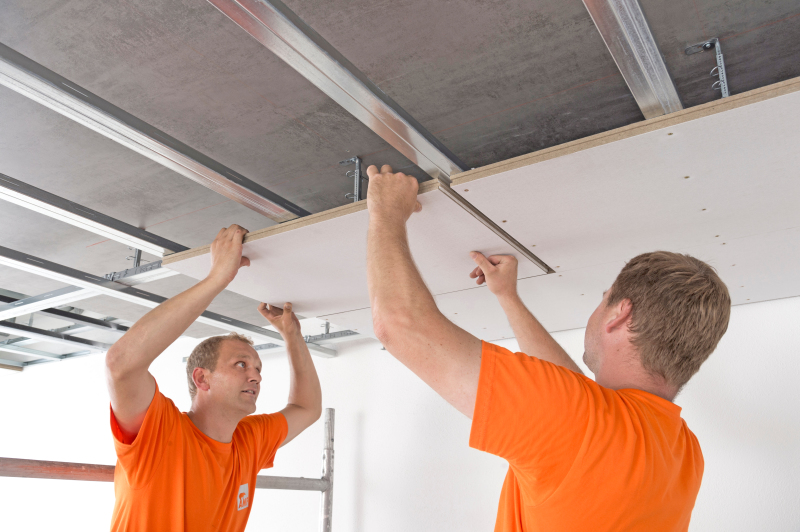 Fugenlose Akustikdecke - bauhandwerk