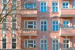  Die Fassade in der Tellstraße vor Beginn der Sanierungsarbeiten Foto: Graco 