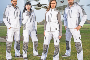  Dank elastischer Einsätze und Belüftungsschlitze bietet ?Champ? einen angenehmen Klimakomfort Foto: Excess Workwear 