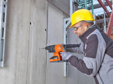 : 2 Joule Schlagenergie für Hammerbohren in Beton bis 20 mm