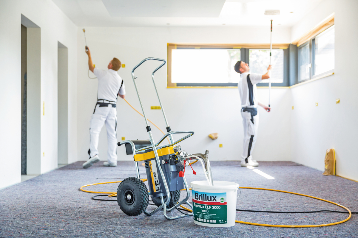 Nebelarmes Airless-Spritzen leicht gemacht - bauhandwerk