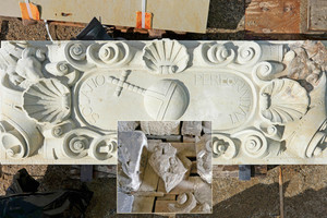  ? das durch die Sächsischen Sandsteinwerke in Sandstein gehauen wurde Foto: IPROconsult 