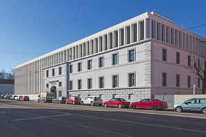  Der ?Zacherlbau? der Paulanerbrauerei wurde in einen Neubau integriert Foto: Remmers/Anton Schedlbauer 