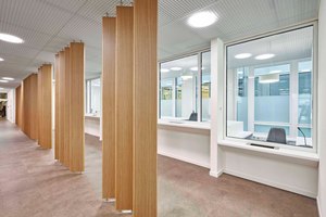  Nach Umbau und Sanierung finden auch die Mitarbeiter/innen beste Bedin-gungen zum Arbeiten vor 