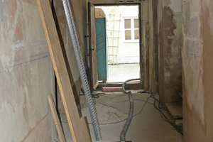  Die gleiche Situation zu Beginn der Sanierungs- und Umbauarbeiten Foto: Hasit Trockenmörtel 