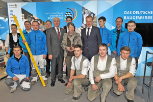  Vor zwei Jahren auf dem Stand des Zentralverbandes des Deutschen Baugewerbes auf der BAU 2017 in München Foto: Messe München 