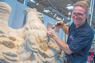 Auf der Internationalen Handwerksmesse (IHM) werden Mitte März in München die wichtigsten Trends in den bauhandwerklichen Berufen und die praktische Ausführung gezeigt  Foto: Thomas Plettenberg / GHM