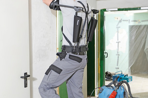  ?Paexo? ist das erste marktreife passive Exoskelett von Ottobock Industrials. Es ist seit Oktober vergangenen Jahres am Markt verfügbar und kostet etwa 4900 Euro 