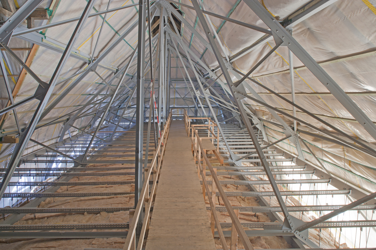 Rekonstruierte Jugendstildecke - bauhandwerk