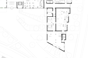  Grundriss, Maßstab 1:500 Zeichnung: Brückner & Brückner Architekten 