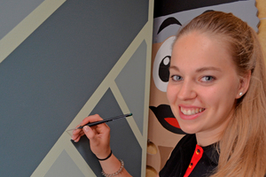  Die amtierende Deutsche Meisterin der Maler Jessica Jörges vertritt Deutschland bei den WorldSkills 2019 in Kasan 