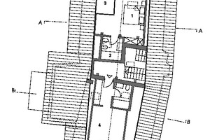  Grundriss Dachgeschoss, Maßstab 1: 200 