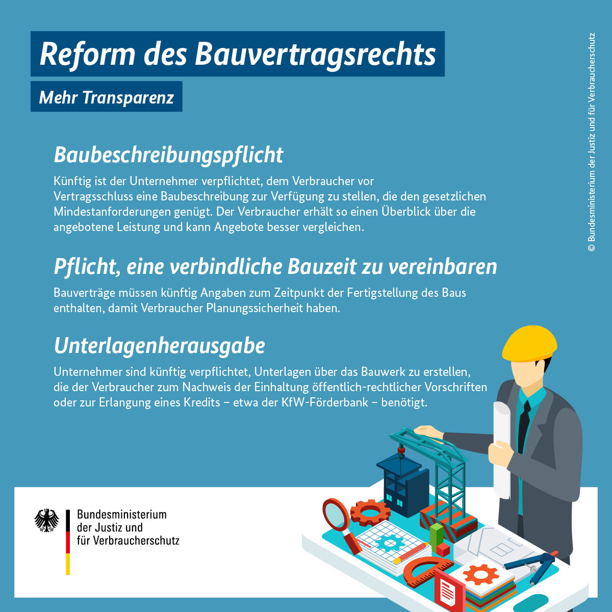 Mit der Reform des Bauvertragsrechts ist seit dem 1.1. 2018 die Vereinbarung klarer Verträger noch wichtiger geworden