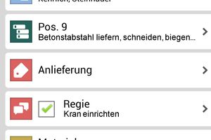  Schnell von unterwegs alle Arbeitszeiten erfassen, mit der Mobilrapport-App von Sander &amp; Doll ganz leicht. 