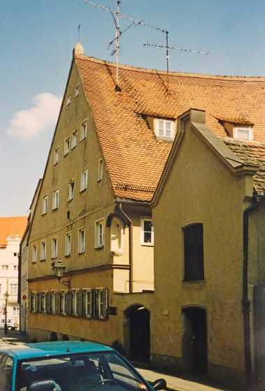 Das Handwerker-Haus in Augsburg in den 1970er Jahren