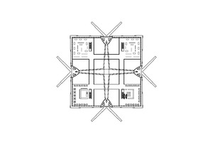  Grundriss Obergeschoss, ohne Maßstabe Zeichnungen: gmp Architekten 