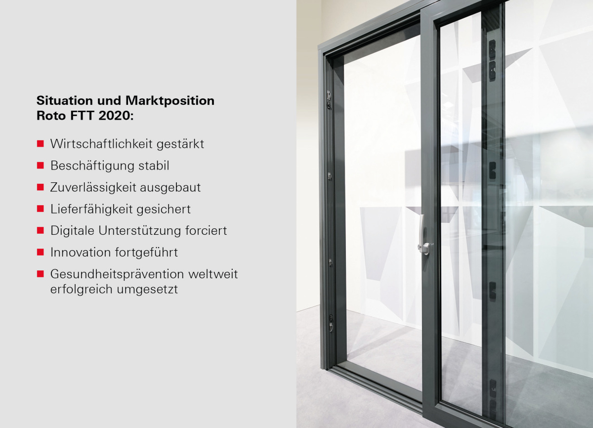 stabiles geschaftsjahr fur roto frank fenster und turtechnologie gmbh bauhandwerk