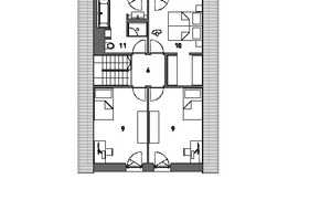  Grundriss Obergeschoss, Maßstab 1:200 