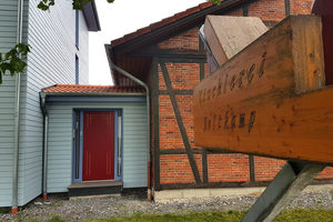  „Es geht immer nur um Qualität“, betont Hubert Holtkamp, der seit der Gründung der Tischlerei 1986 in Borchen seinen Hauptumsatz mit Fenstern und Haustüren aus Holz generiert 