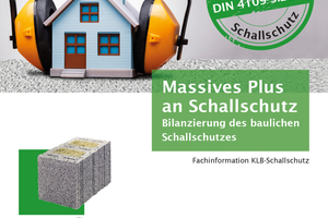  In seiner aktualisierten Fachbroschüre „Massives Plus an Schallschutz“ berücksichtigt Leichtbeton-Hersteller KLB Klimaleichtblock die neue DIN 4109-5. Diese gilt seit August 2020 und definiert erhöhte Anforderungen an den Schallschutz im Hochbau. 