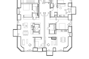  Grundriss 4. Obergeschoss, Maßstab 1:250 