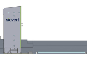  Die Planungsansicht für das neue Trockenmörtel-Werk. 