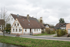 Der Bauernhof in Gundelsheim vor Beginn der Erweiterungs- und Umbauarbeiten 