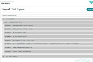  Wird ein Bauprojekt per Ausschreibung vergeben, trägt der Nutzer alle Informationen einFotos: inpera 