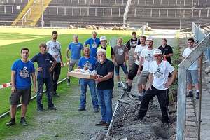  Mehr als 20 Sponsoren unterstützen die Arbeiten. 