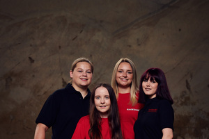  Maya, Jenny, Nadine und Ronja begannen zum 1. August ihre Ausbildung bei der Hagedorn Unternehmensgruppe im gewerblichen Bereich. 