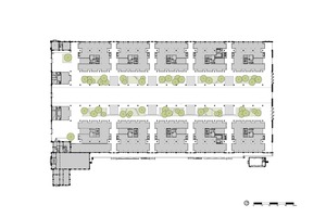  Grundriss Erdgeschoss, Maßstab 1:1500 