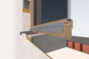  Das Anschlusssystem „weber.therm SOL-PAD“ erhöht die Sicherheit der Konstruktion durch eine zweite Dichtebene  