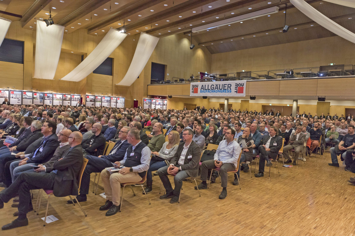 So voll wie auf dem Baufachkongress 2020 dürfte es auf der Veranstaltung Mitte Januar 2022 sicher nicht werden