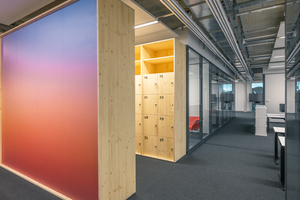  Blick ins Innere: Das Bürogebäude von Drees & Sommer ist für 200 Mitarbeiter konzipiert. 