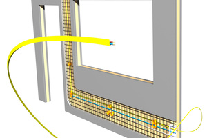  In den neuen Forschungsprojekten der HTWK Leipzig entstehen exemplarisch Fertigteile aus Carbonbeton, wie hier für ein Büro-Wandelement mit integrierter Elektroinstallation.
 