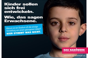  Junge Leute sollen sich mehr für das Handwerk entscheiden. Der Deutsche Handwerkskammertag hat eine Imagekampagne gestartet.  