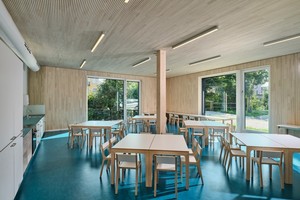  Holz sorgt für eine angenehme Atmosphäre und ein gesundes Raumklima in den Räumen. 