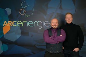  Luca Danilo Arenz, Geschäftsführer von Arcenergie, und Matthias Beitien, operativer Geschäftsführer, sind Experten für Bauphysik  