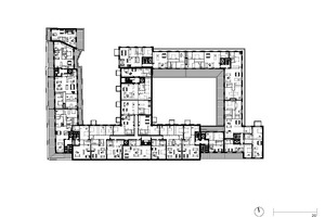  Grundriss 4. Obergeschoss, Maßstab 1:750 