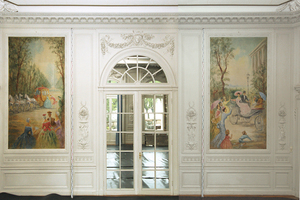  Der Weiße Saal zu Beginn der Restaurierungsarbeiten im Jahr 2015 