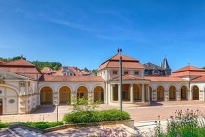  Die Wandelhalle Eisenach wurde 1906 als Bestandteil des Kur- und Mineralbades eröffnet  