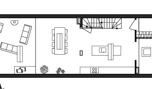  Grundriss Erdgeschoss, Maßstab 1:100 