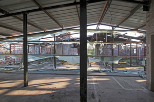  Darunter ist der Zustand der Räume so, wie er nach Beendigung der Nutzung als Lager vor sieben Jahren hinterlassen wurde 